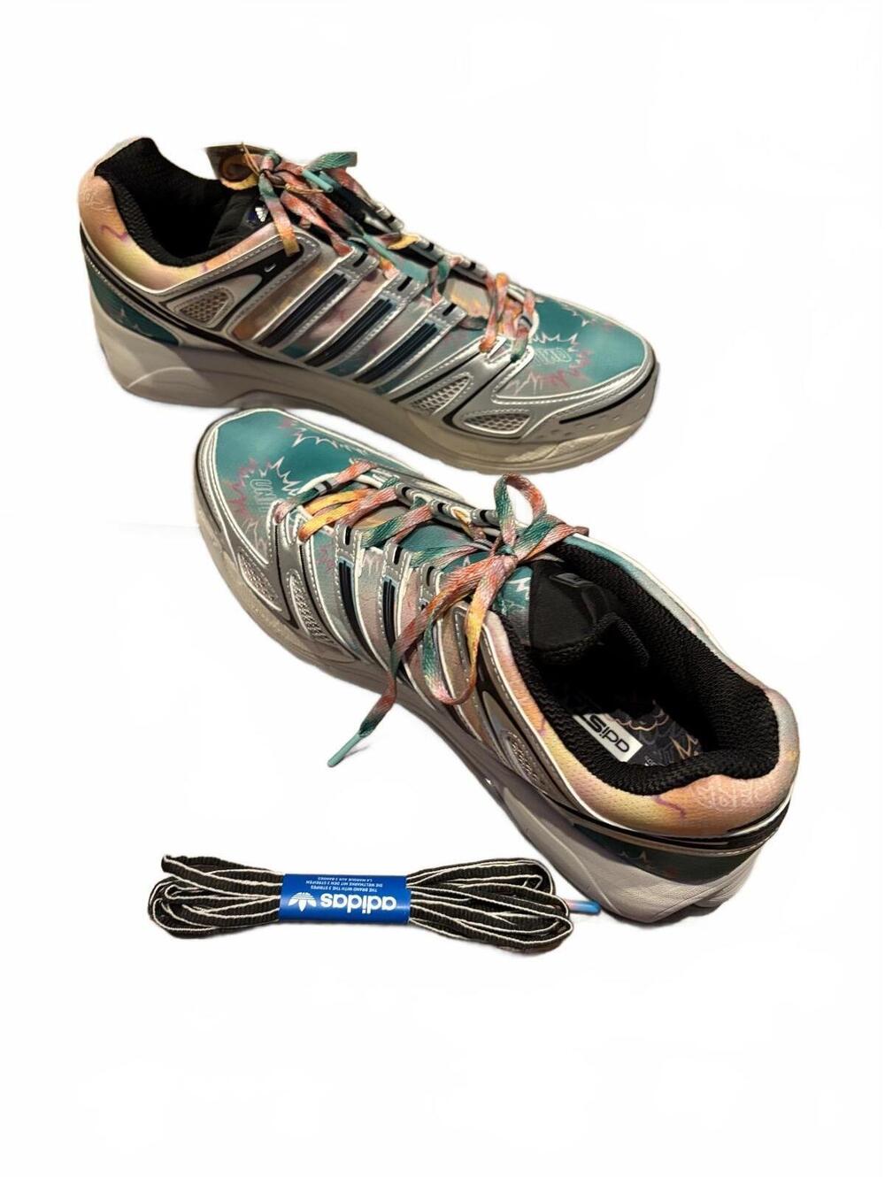 Adidas Adistar Control 5 Womens 11/ Mens 10 Blue Silver KJ5955 New Without Box